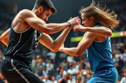 开云体育在线直播-强强对话，场上技术较劲激烈，谁能夺得胜利？，强强对手是什么意思